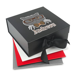 Hipster Cats Gift Box with Magnetic Lid (Personalized)