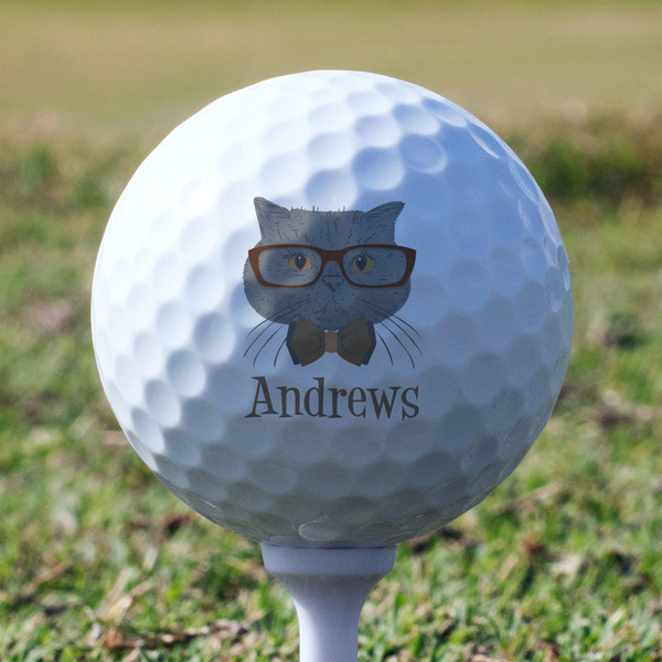 Hipster Cats Golf Ball - Non-Branded - Tee