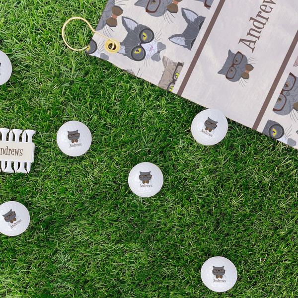 Hipster Cats Golf Balls - Generic - Set of 12 - LIFESTYLE