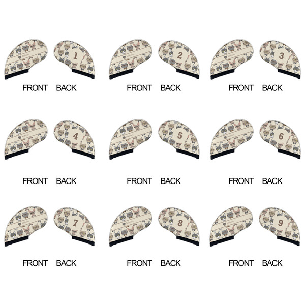 Hipster Cats Golf Club Covers - APPROVAL (set of 9)