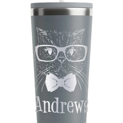 Hipster Cats RTIC Everyday Tumbler with Straw - 28oz - Grey - Single-Sided (Personalized)