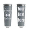 Hipster Cats Grey RTIC Everyday Tumbler - 28 oz. - Front and Back