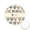 Hipster Cats Printed Cookie Topper - 1.25" (Personalized)