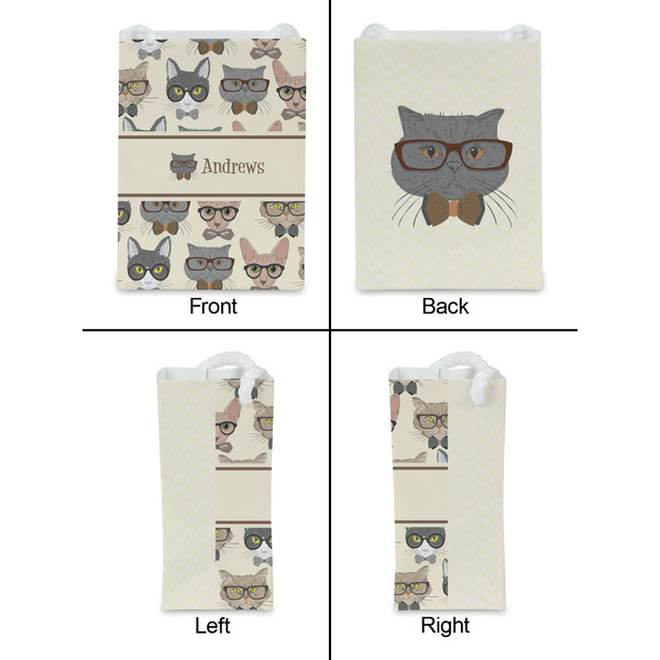 Hipster Cats Jewelry Gift Bag - Matte - Approval