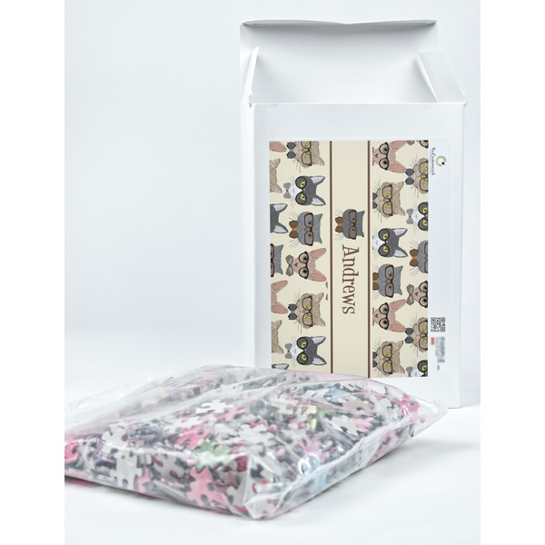 Hipster Cats Jigsaw Puzzle 1014 Piece - Box