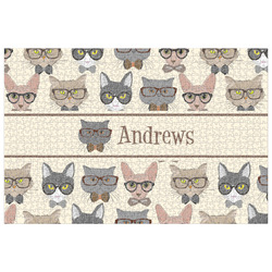 Hipster Cats 1014 pc Jigsaw Puzzle (Personalized)