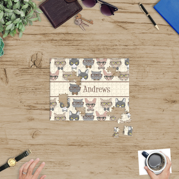 Hipster Cats Jigsaw Puzzle 252 Piece - In Context