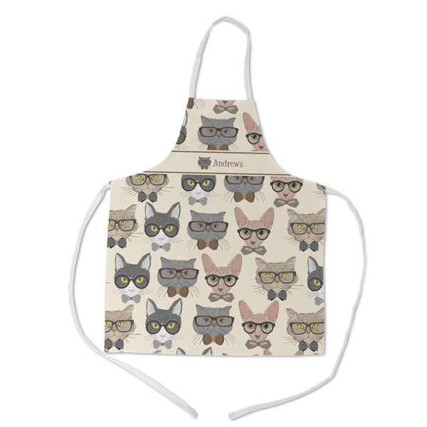 Custom Hipster Cats Kid's Apron w/ Name or Text
