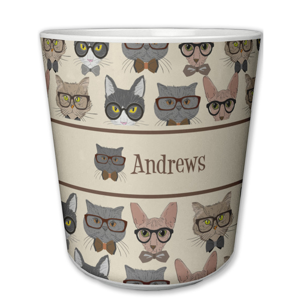 Custom Hipster Cats Plastic Tumbler 6oz (Personalized)