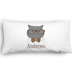 Hipster Cats Pillow Case - King - Graphic (Personalized)