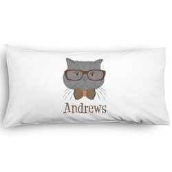 Hipster Cats Pillow Case - King - Graphic (Personalized)