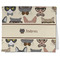 Hipster Cats Kitchen Towel - Poly Cotton - Folded Half