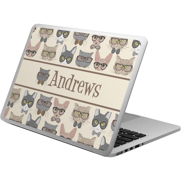 Custom Hipster Cats Laptop Skin - Custom Sized (Personalized)