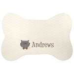 Hipster Cats Bone Shaped Dog Food Mat (Personalized)