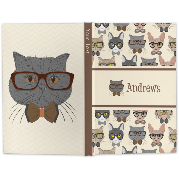 Hipster Cats Large Hard Cover Journal - Apvl
