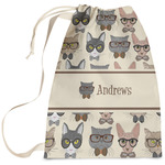 Hipster Cats Laundry Bag (Personalized)