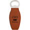 Hipster Cats Leather Bar Bottle Opener - Single