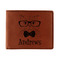 Hipster Cats Leatherette Bifold Wallet (Personalized)