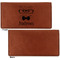 Hipster Cats Leather Checkbook Holder Front and Back Single Sided - Apvl