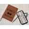 Hipster Cats Leather Sketchbook - Small - Double Sided - In Context