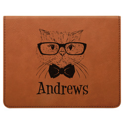 Hipster Cats Leatherette 4-Piece Wine Tool Set (Personalized)