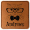 Hipster Cats Leatherette Patches - Square