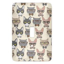 Hipster Cats Light Switch Cover (Personalized)