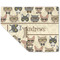 Hipster Cats Double-Sided Linen Placemat - Single w/ Name or Text