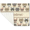 Hipster Cats Linen Placemat - Folded Corner (single side)