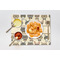 Hipster Cats Linen Placemat - Lifestyle (single)