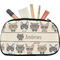Hipster Cats Makeup / Cosmetic Bag - Medium (Personalized)