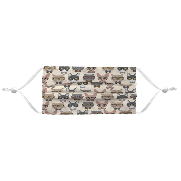 Hipster Cats Mask - Pleated (new) APPROVAL