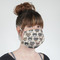 Hipster Cats Mask - Quarter View on Girl