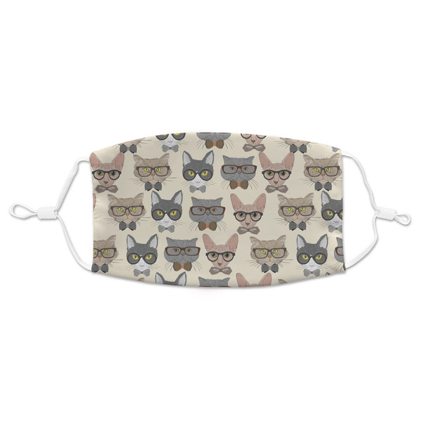 Custom Hipster Cats Adult Cloth Face Mask - Standard
