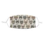 Hipster Cats Kid's Cloth Face Mask