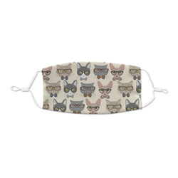 Hipster Cats Kid's Cloth Face Mask - XSmall