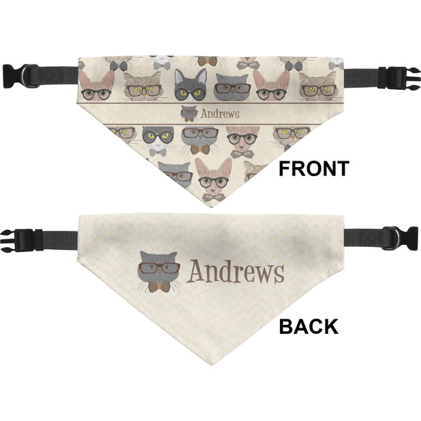 Hipster Cats Medium Dog Bandana Approval