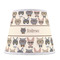 Hipster Cats Poly Film Empire Lampshade - Front View