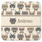 Hipster Cats Memory Foam Bath Mat - 48"x48" (Personalized)