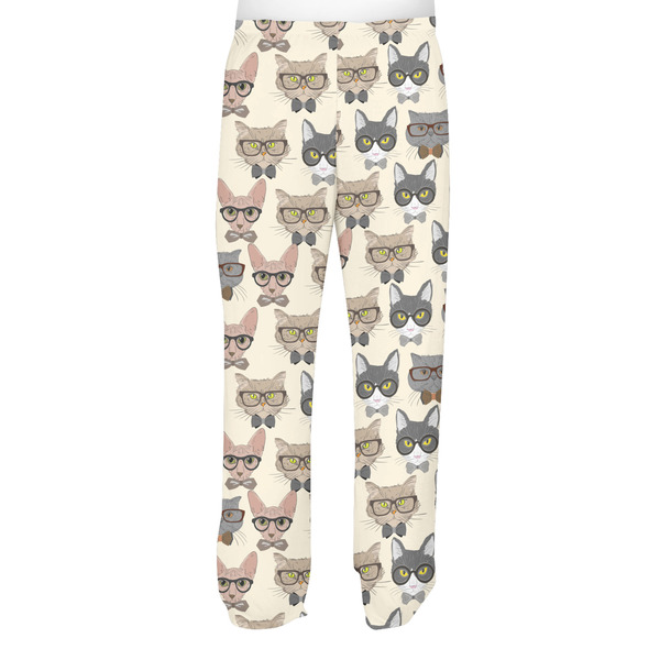 Hipster Cats Men's Pjs Back - on model