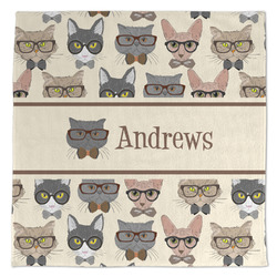 Hipster Cats Microfiber Dish Towel (Personalized)