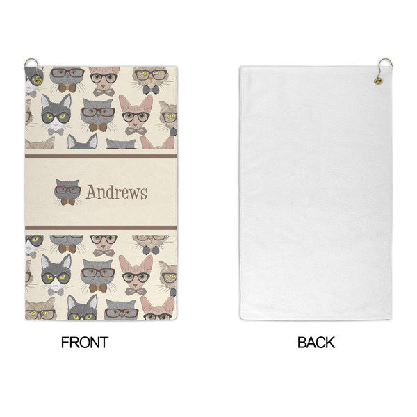 Hipster Cats Microfiber Golf Towels - APPROVAL