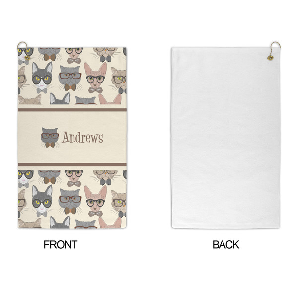 Hipster Cats Microfiber Golf Towels - APPROVAL