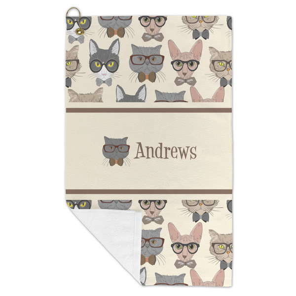 Hipster Cats Microfiber Golf Towels - FOLD