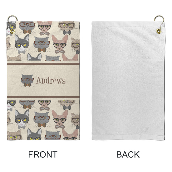 Hipster Cats Microfiber Golf Towels - Small - APPROVAL