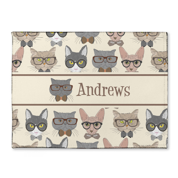 Custom Hipster Cats Microfiber Screen Cleaner (Personalized)