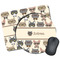 Hipster Cats Mouse Pads - Round & Rectangular