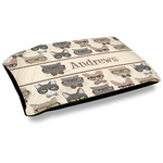 Hipster Cats Outdoor Dog Bed - Large (Personalized)