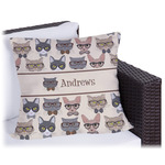 Hipster Cats Outdoor Pillow - 26" (Personalized)