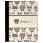 Hipster Cats Padfolio Clipboard - Large (Personalized)